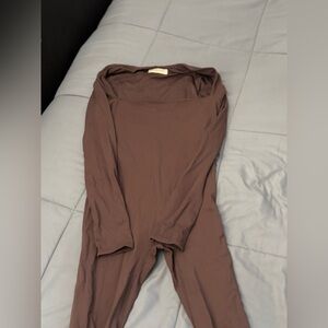 Elegant Brown Jumpsuit